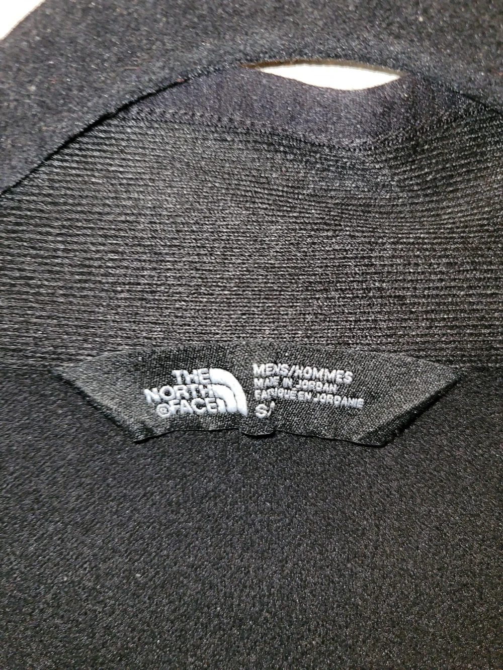 The North Face Canyonlands Full Zip Jacket Men's Small Black Stretch Fleece Zip